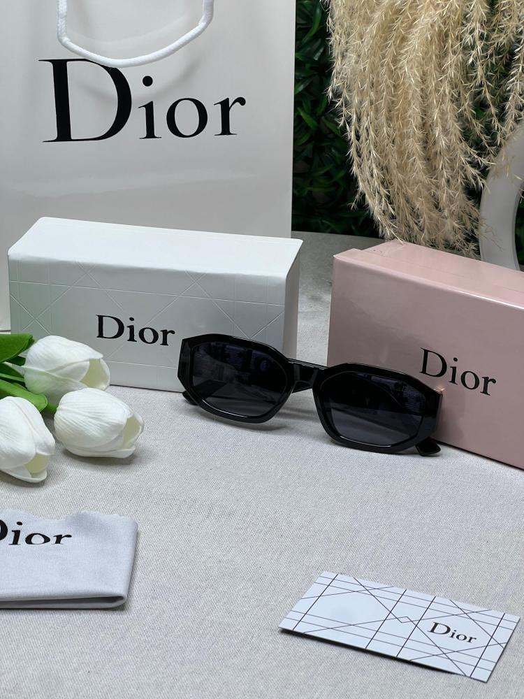 نظارة Dior - نظارة شمسيه أطار أسود عدسه أسود
