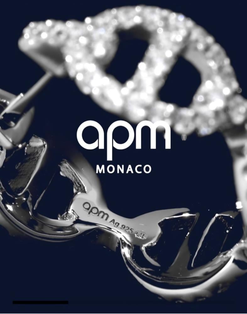 حلق مايلي مارين APM فضي