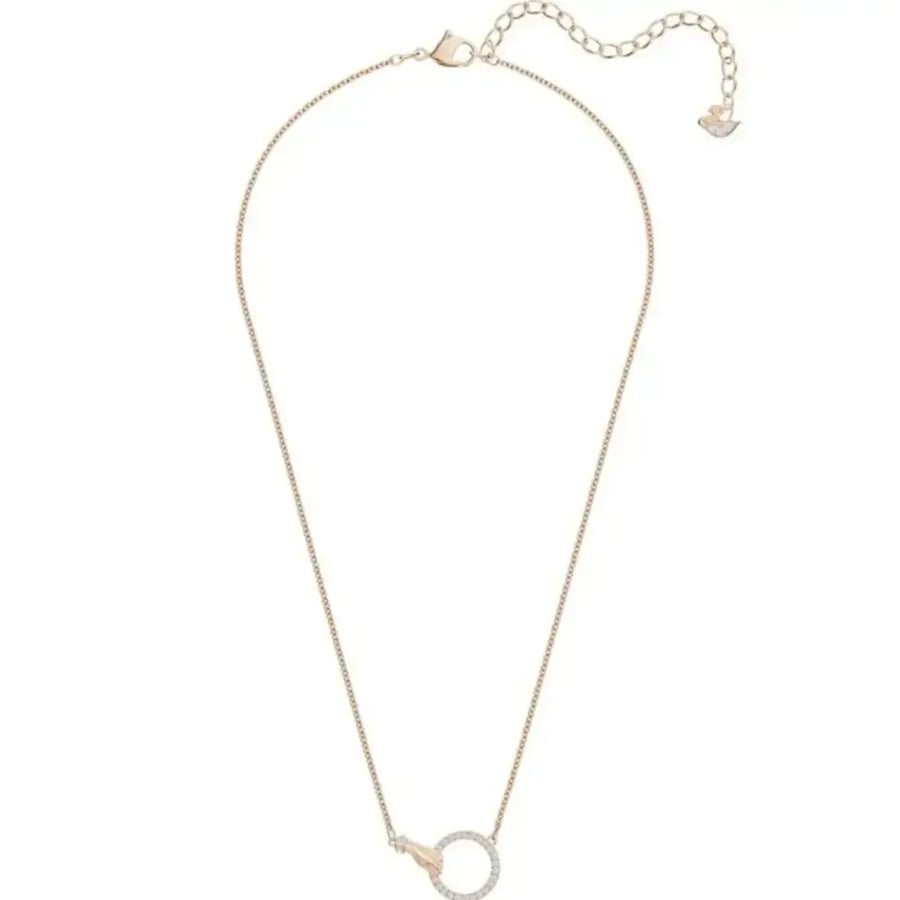 سلسال SWAROVSKI لونين ( ذهبي - فضي )