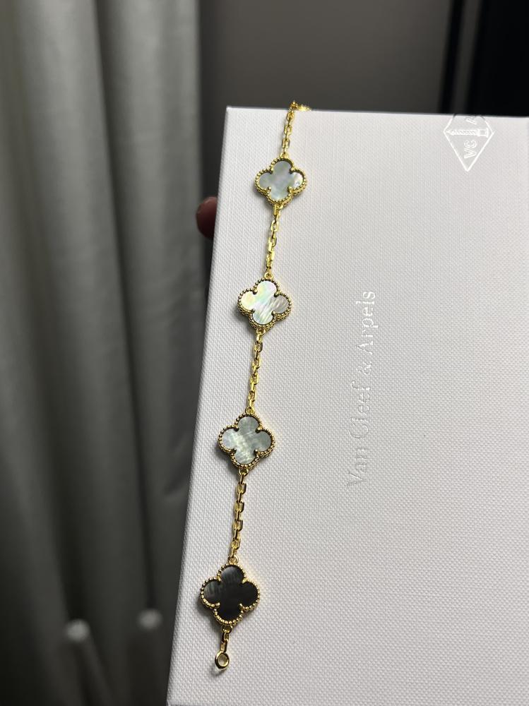 إسوارة Van Cleef & Arpels - إسوارة Van cleef ذهبي - فيروزي