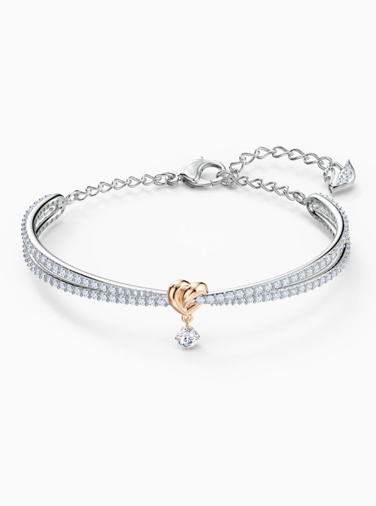 إسوارة SWAROVSKI - أسوارة سوارفيسكي فضي