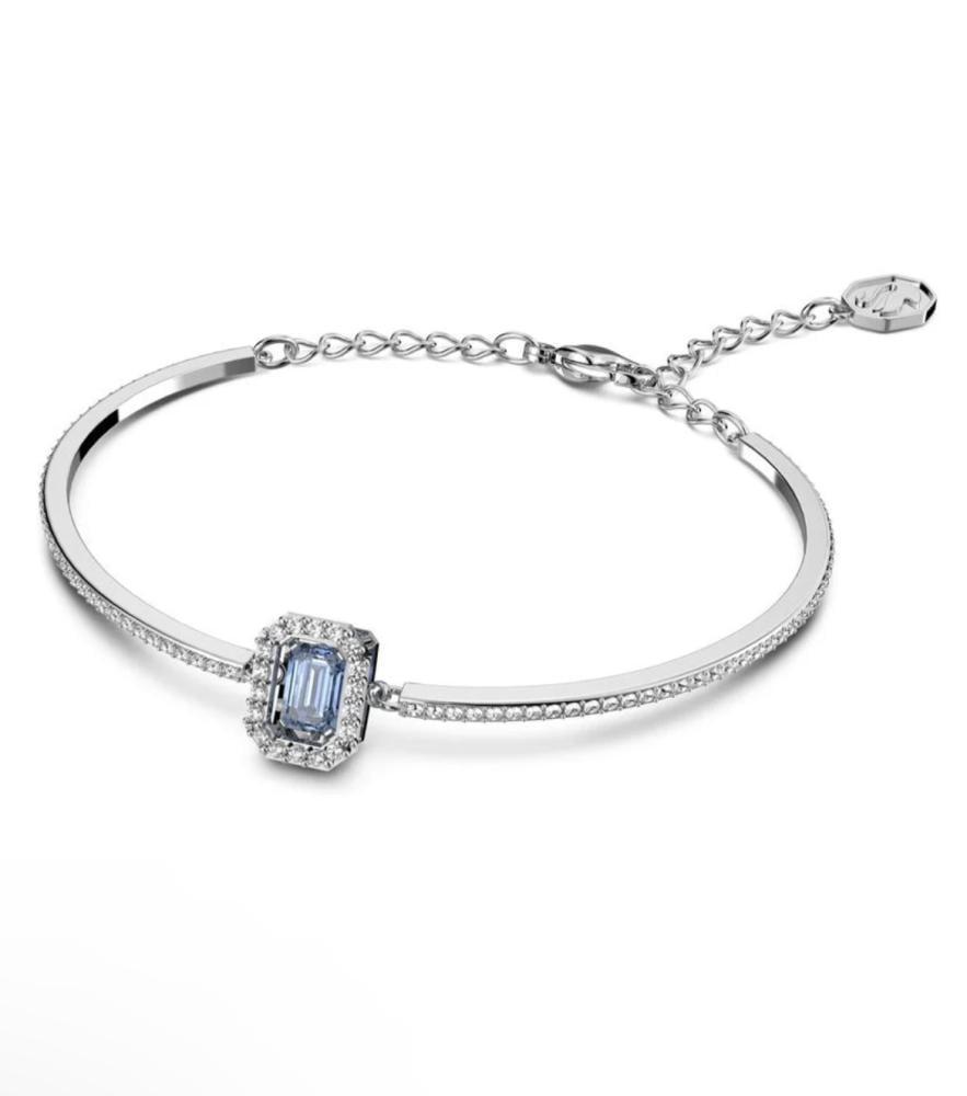 إسوارة SWAROVSKI - اسوارة ميلينا سوارفيسكي فضي - كرستالة زرقاء