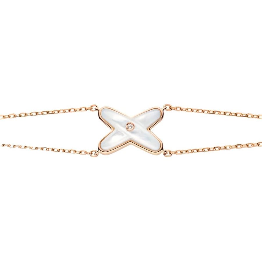 إسوارة CHAUMET - اسوارة شوميه روز قولد - أبيض