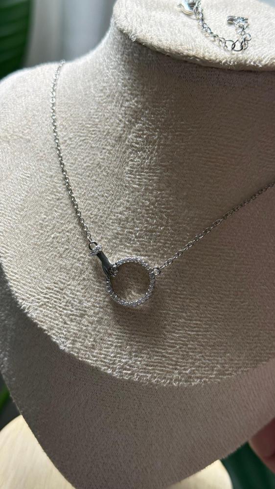 سلسال SWAROVSKI لونين ( ذهبي - فضي )