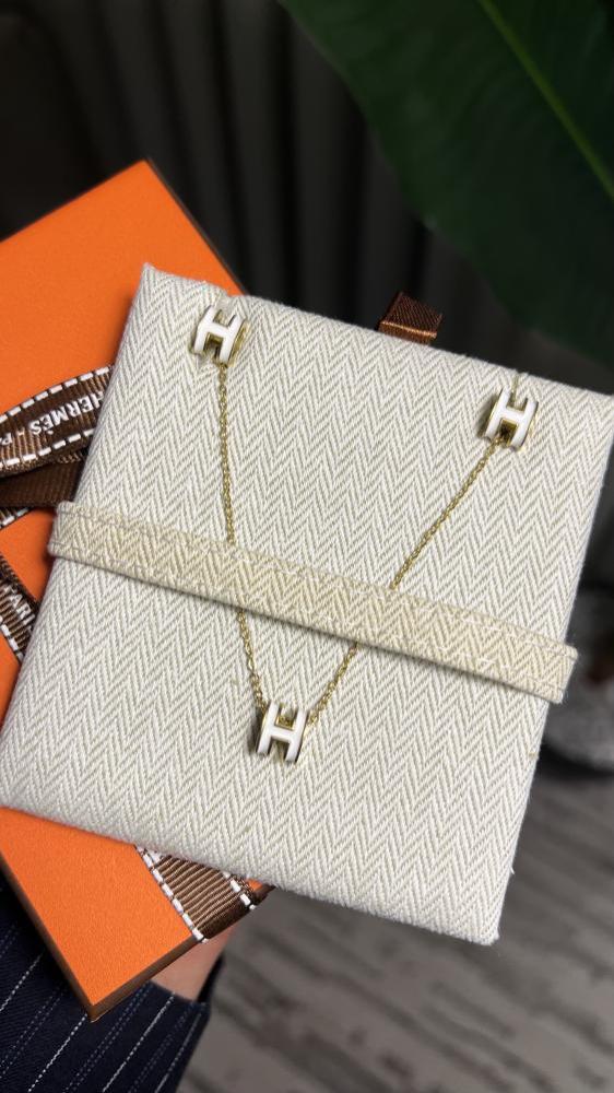 سلسال HERMES معدن ذهبي
