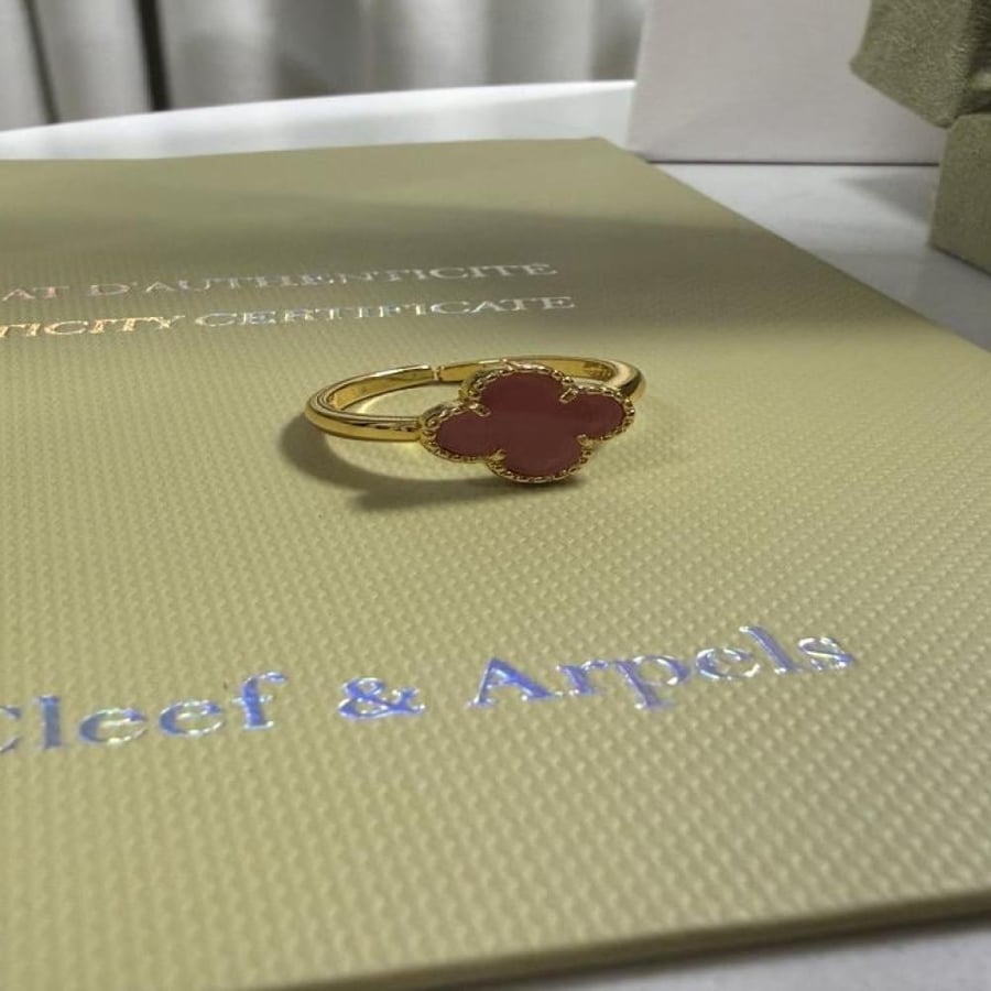 خاتم Van Cleef & Arpels - خاتم Van cleef ذهبي - وردي
