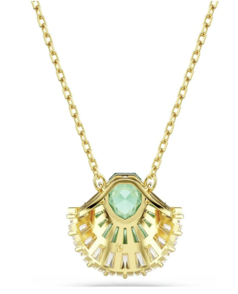 سلسال SWAROVSKI - سلسال سوارفيسكي ذهبي كريستالة
