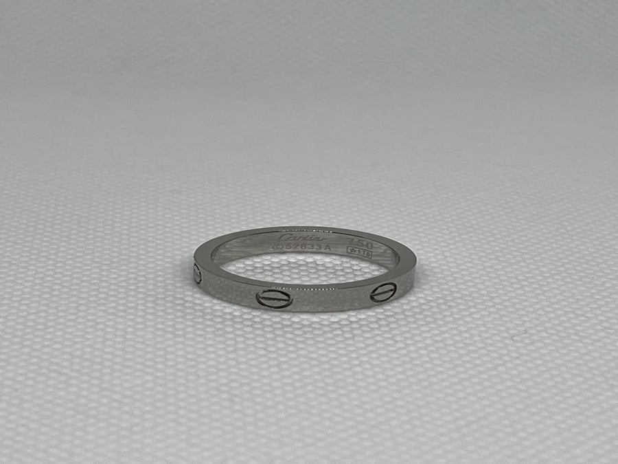 خاتم Cartier الفضي