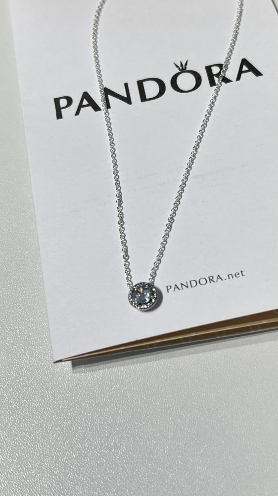 سلسال باندورا PANDORA فضي دائري