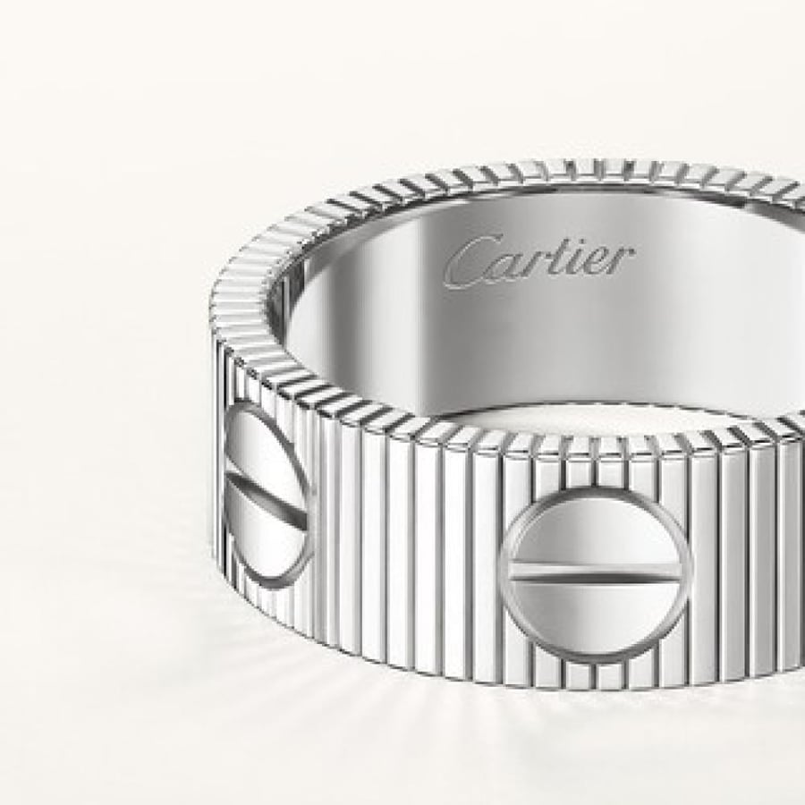 خاتم Cartier فضي