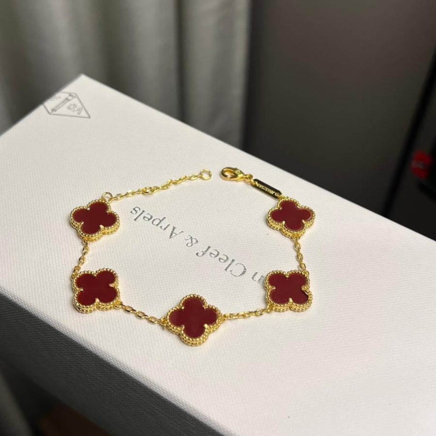إسوارة Van Cleef & Arpels - إسوارة Van cleef ذهبي - عودي