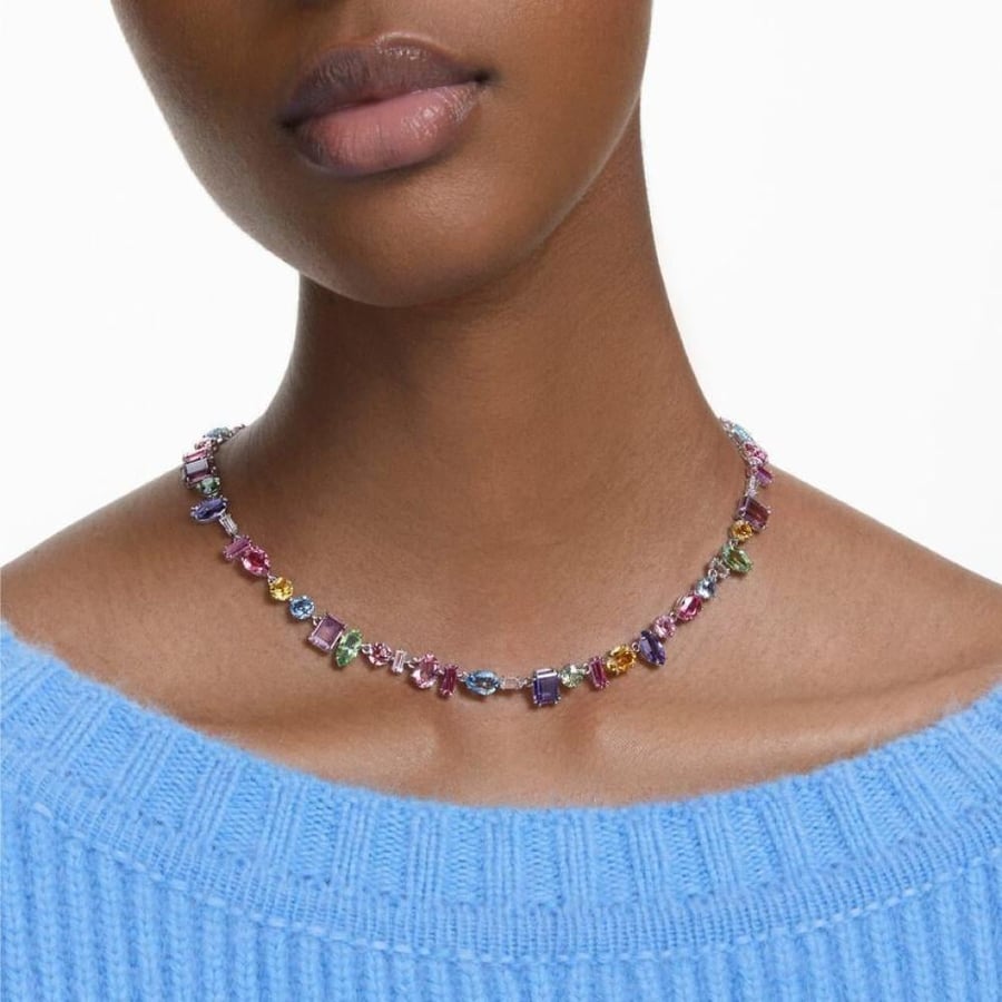 سلسال SWAROVSKI - سلسال سوارفيسكي ملون