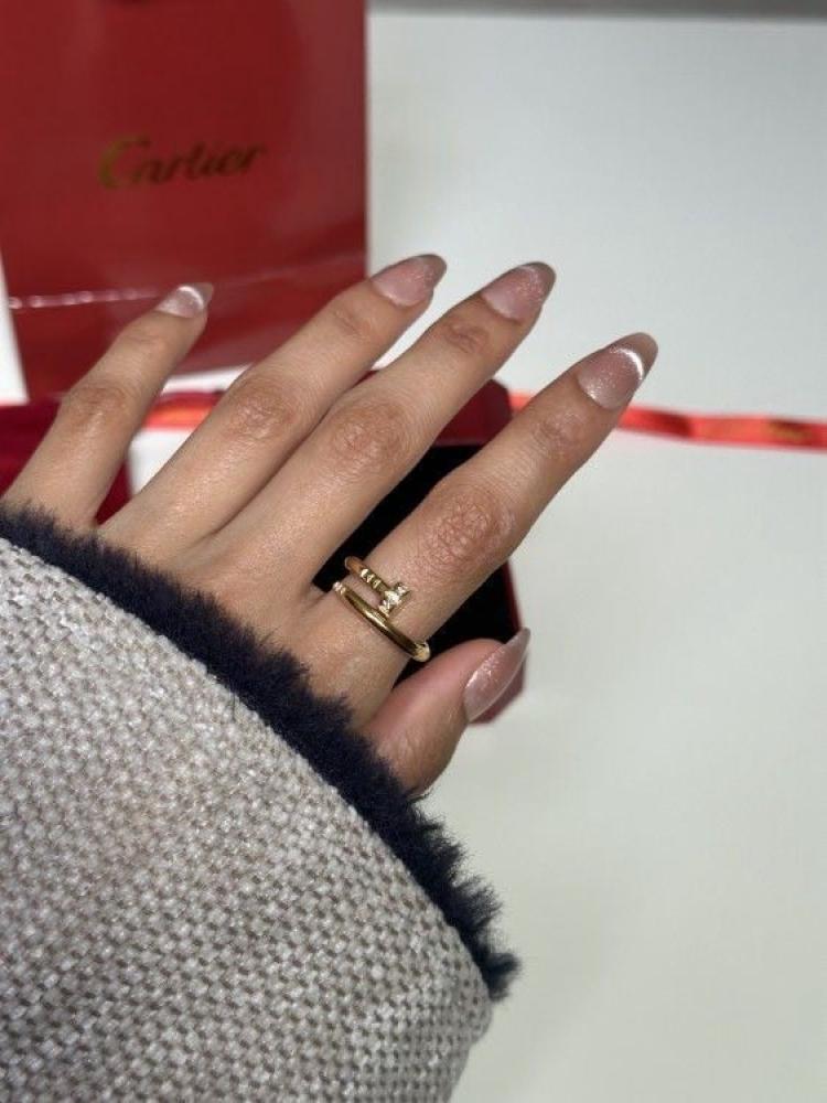 خاتم Cartier المسمار الماسي ذهبي