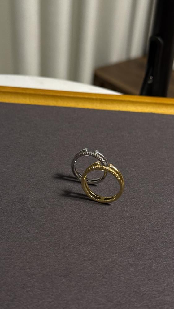 خاتم CHAUMET خاتم CHAUMET خاتم شوميه ذهبي فضي