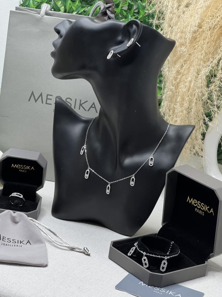 طقم MESSIKA فضي