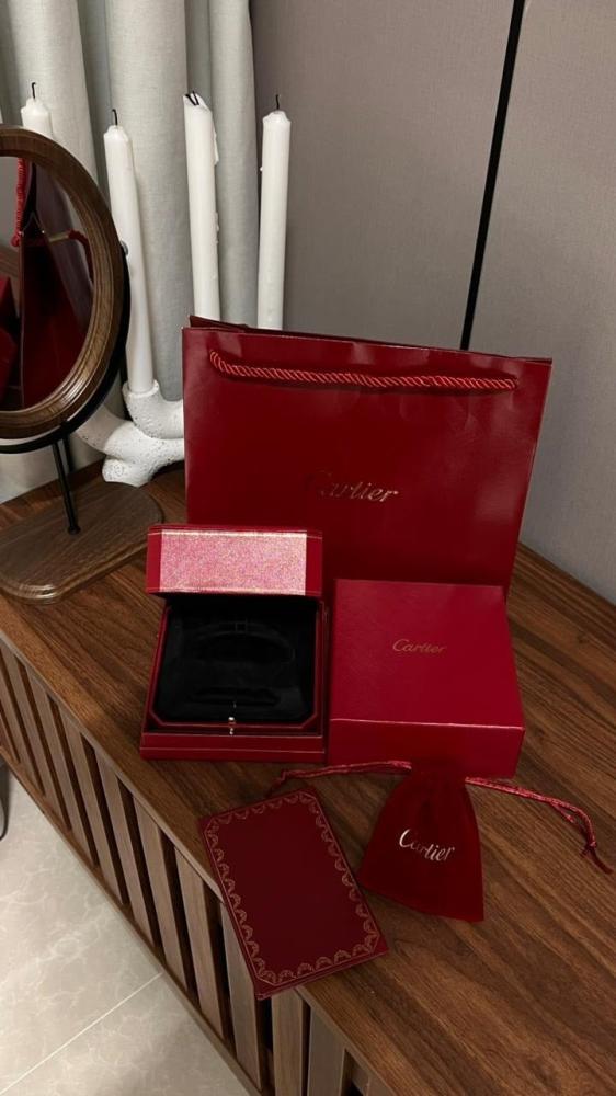 أسوارة + خاتم Cartier مقاس 15 سم