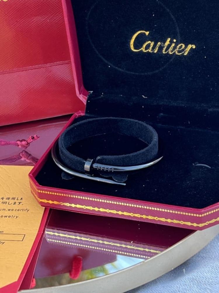 إسوارة Cartier المسمار الماسية - الاسود