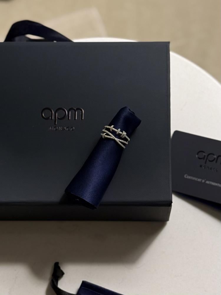 خاتم APM فضي حلقات