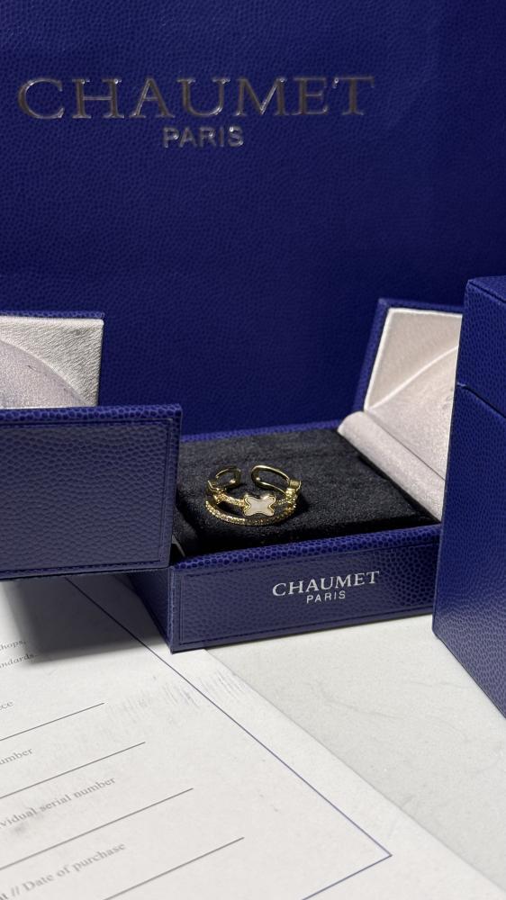 خاتم CHAUMET خاتم CHAUMET خاتم شوميه مقاسات مفتوحه لون ذهبي فضي