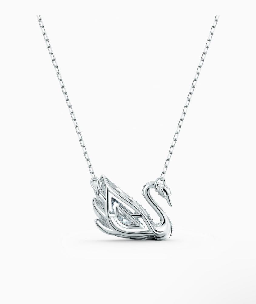 سلسال SWAROVSKI - سلسال سوارفيسكي فضي كريستالة
