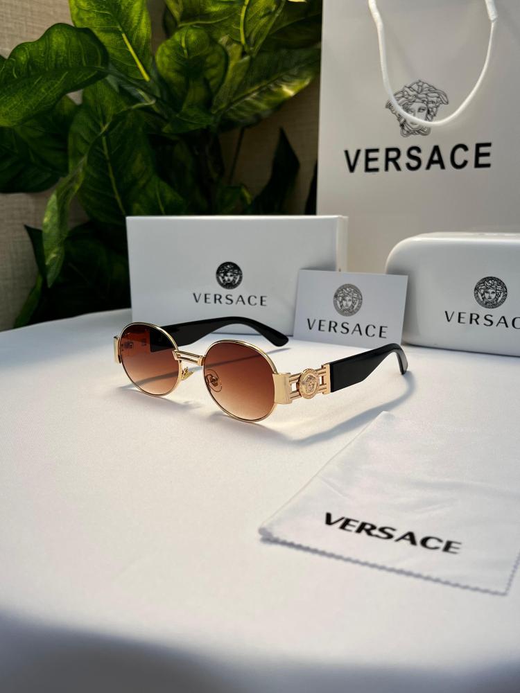 نظارة VERSACE نظارة versace اطار اسود عدسه بني مدرج