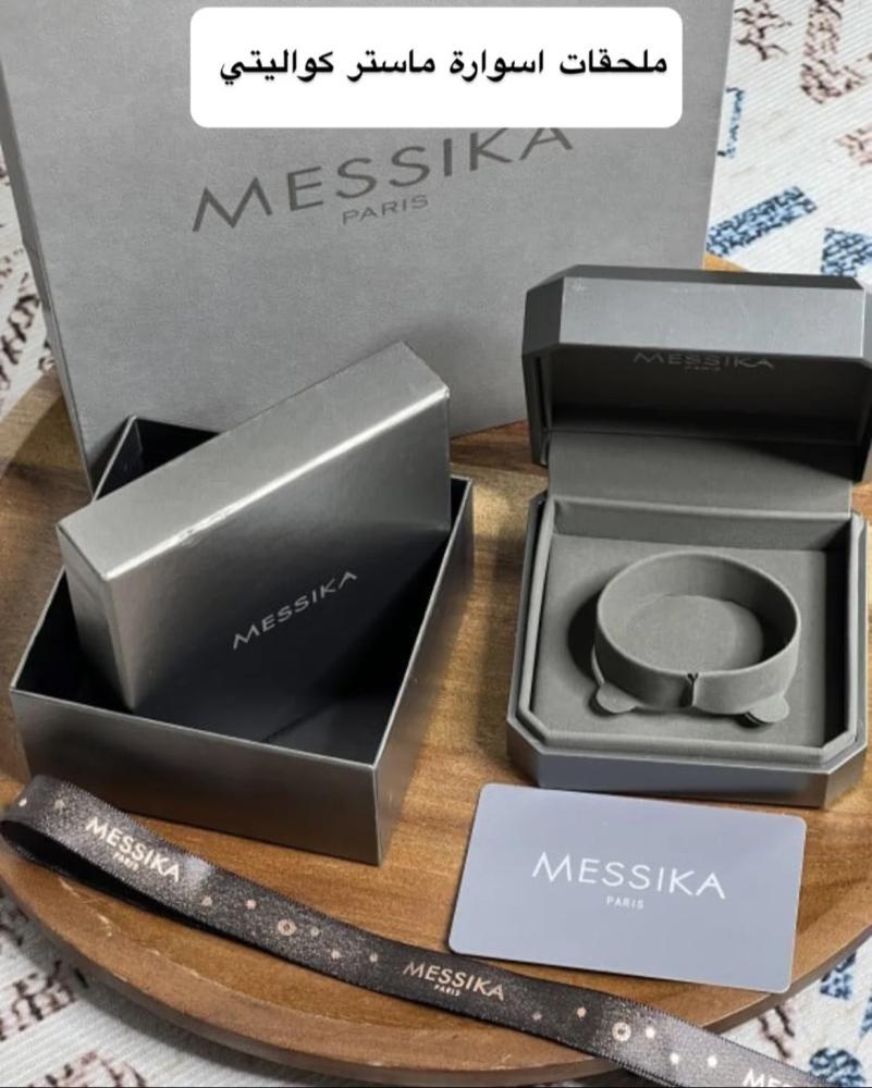 اسوارة MESSIKA خيط ازرق معدن فضي