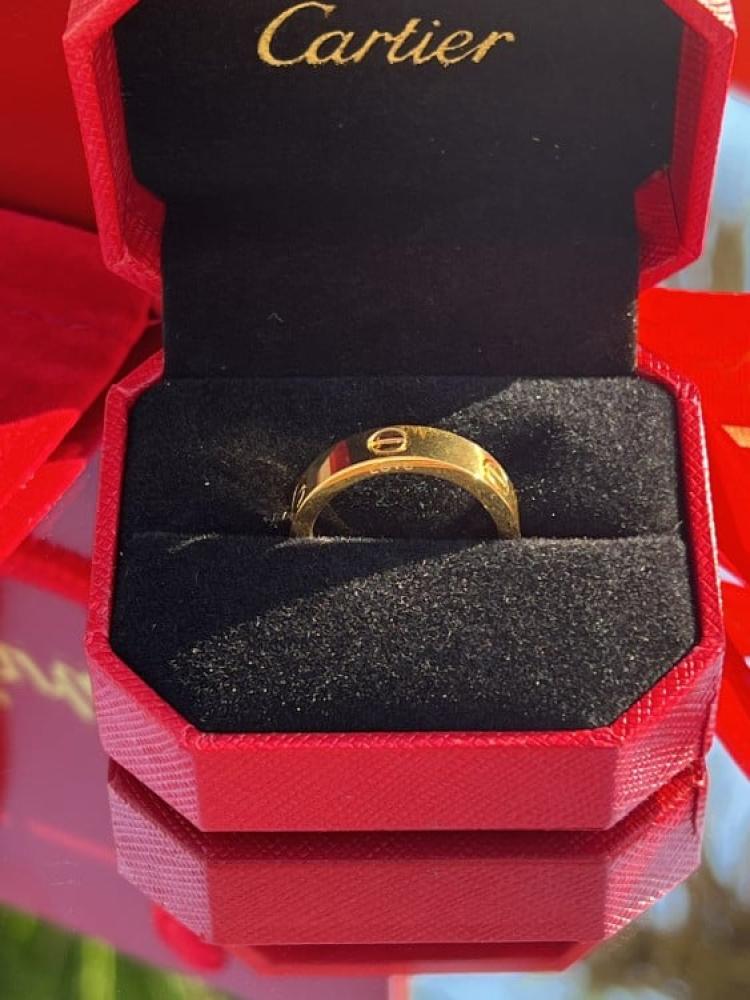 خاتم Cartier خاتم Cartier الذهبي