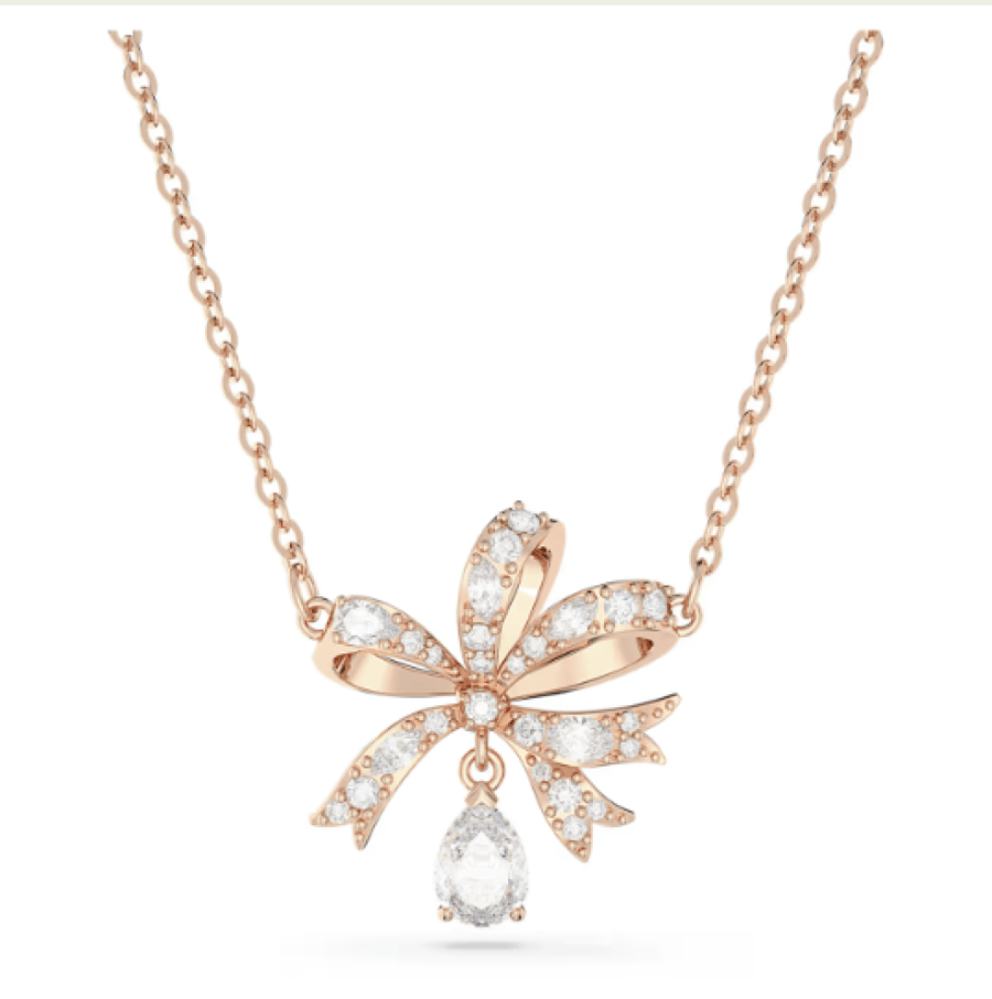 سلسال SWAROVSKI سلسال SWAROVSKI سلسال سوارفيسكي قولد روز كريستالة