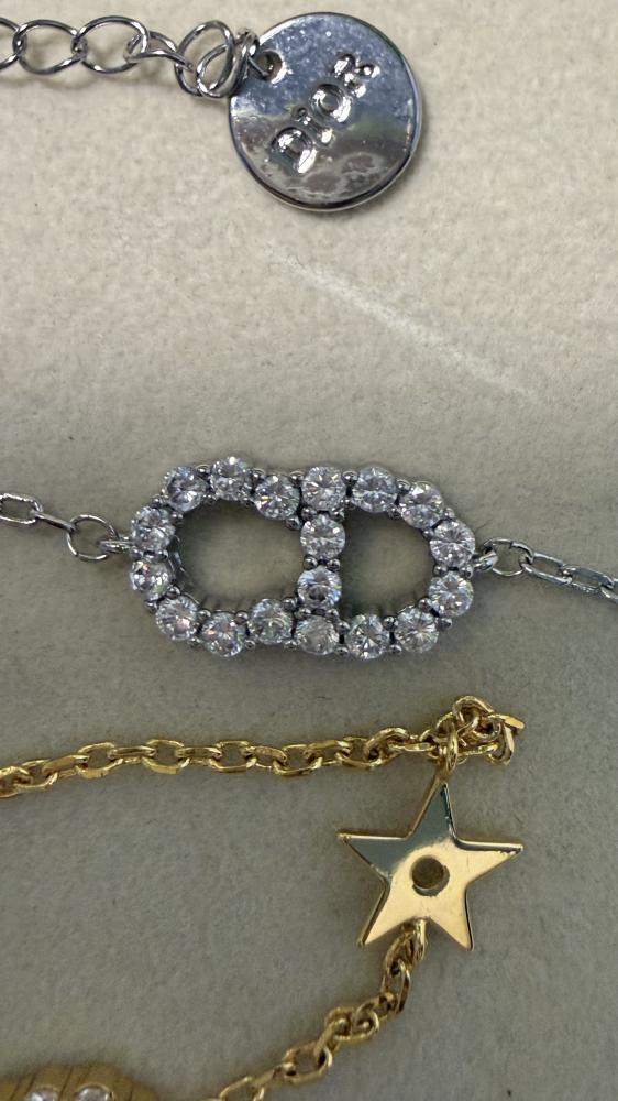 إسوارة Christian Dior لونين ( ذهبي-فضي )