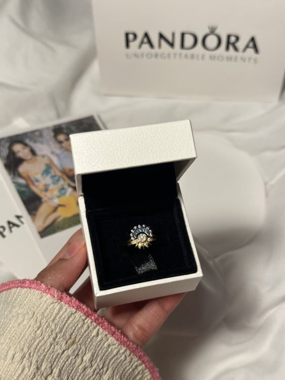 خاتم باندورا PANDORA الشمس والقمر