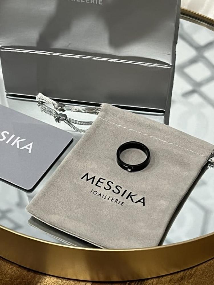 خاتم MESSIKA معدن أسود