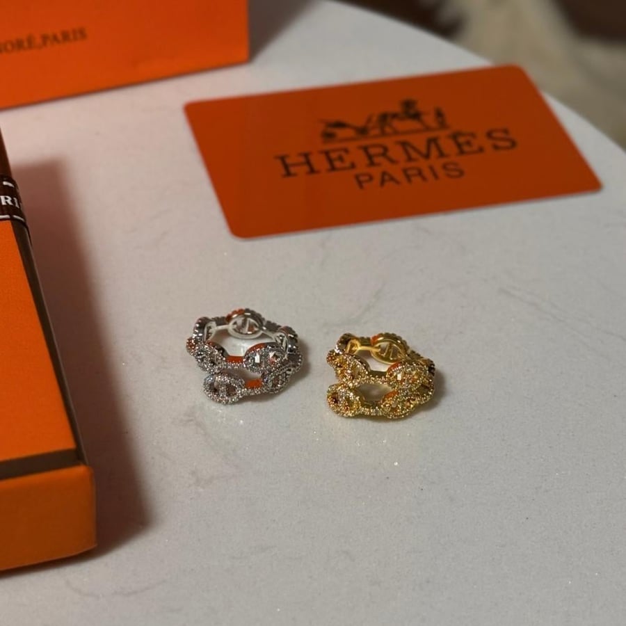 خاتم ساير مفتوح من ( HERMES ) لونين