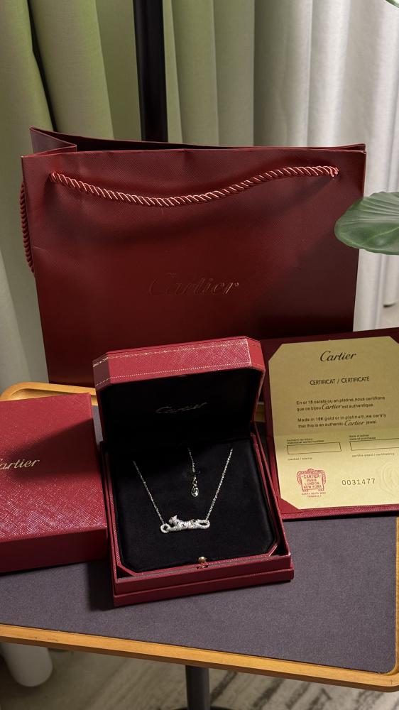 سلسال Cartier فضي