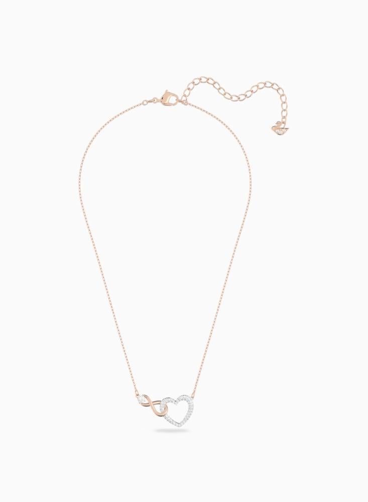 سلسال SWAROVSKI - سلسال سوارفيسكي فضي كريستالة