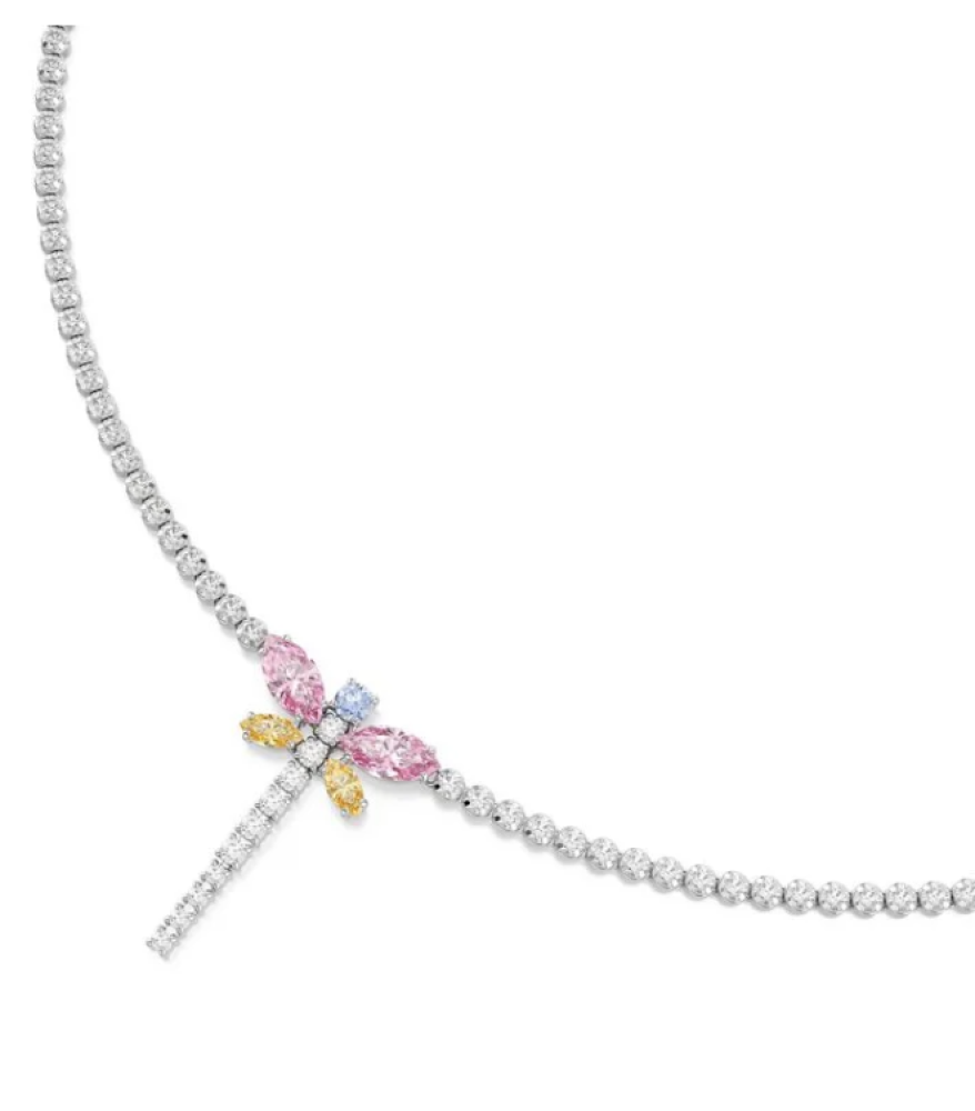 عقد Ariana Grande x Swarovski Tennis على شكل يعسوب - SWAROVSKI