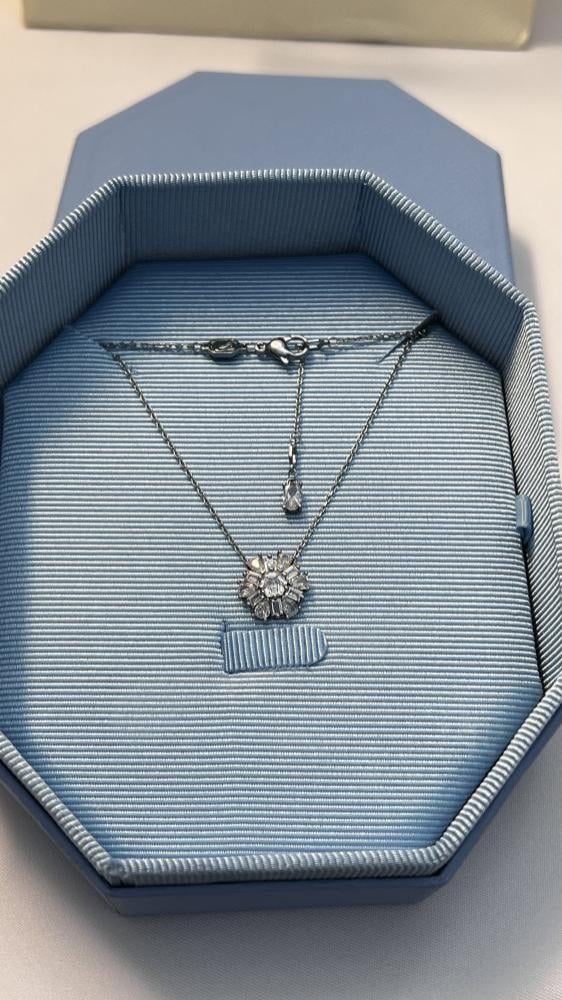 سلسال SWAROVSKI سلسال SWAROVSKI سلسال سوارفيسكي كرستالات فضي
