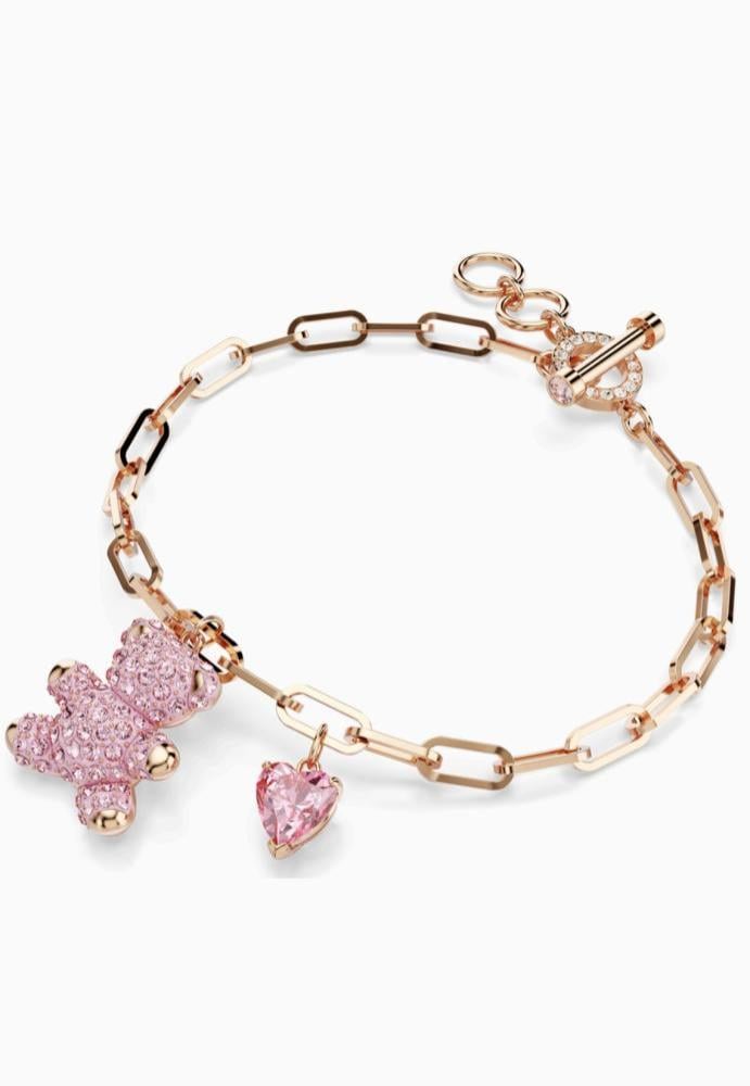 إسوارة SWAROVSKI إسوارة SWAROVSKI أسوارة سوارفيسكي قولد روز دبدوب
