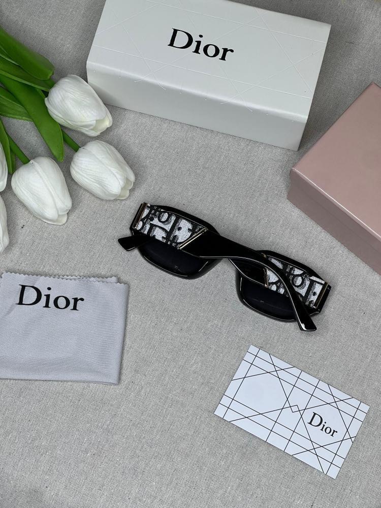نظارة Dior - نظارة شمسيه أطار أسود عدسه أسود