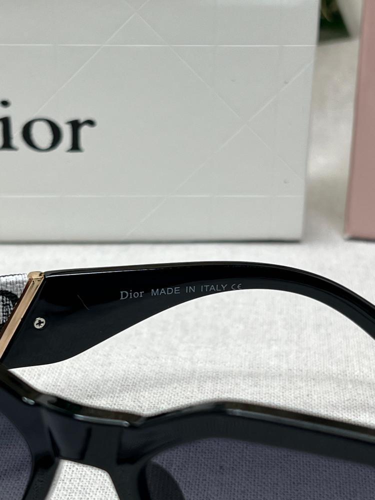 نظارة Dior - نظارة شمسيه أطار أسود عدسه أسود