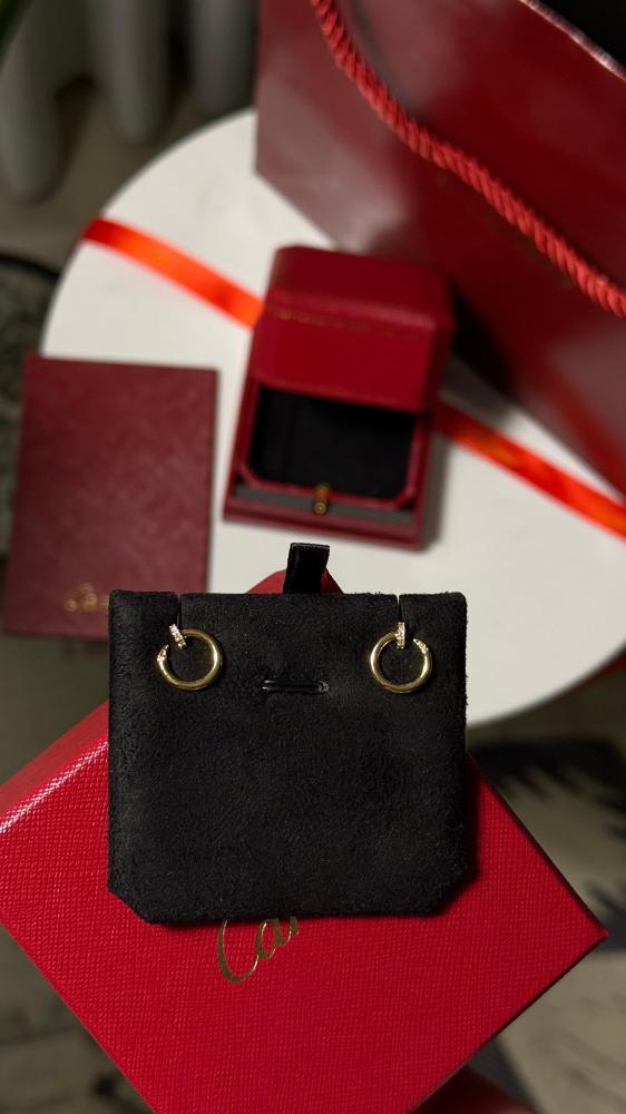 حلق Cartier - حلق كارتيه - لون روز قولد
