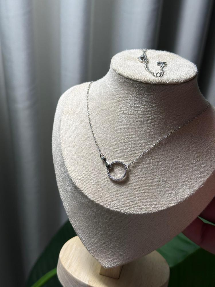 سلسال SWAROVSKI لونين ( ذهبي - فضي )