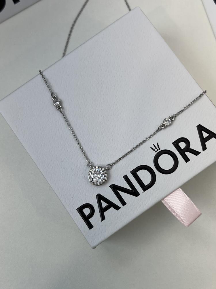 سلسال باندورا PANDORA فضي مع كرستال