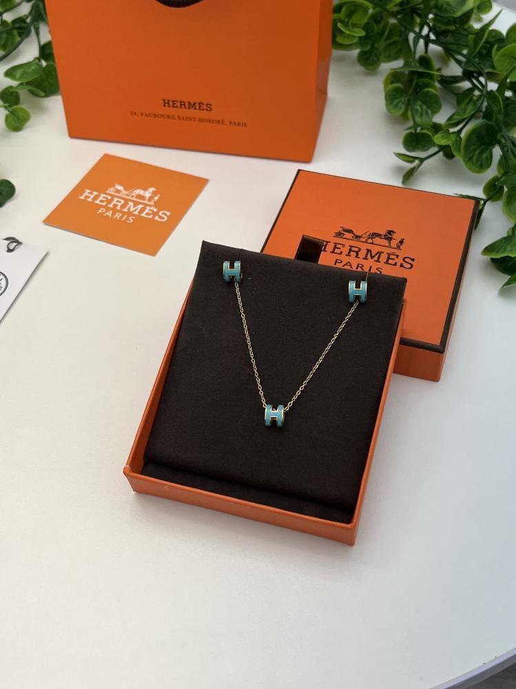 سلسال HERMES معدن ذهبي