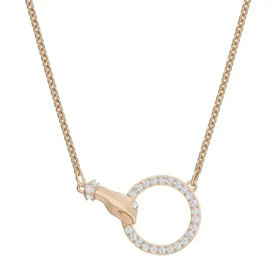سلسال SWAROVSKI سلسال SWAROVSKI لونين ذهبي فضي