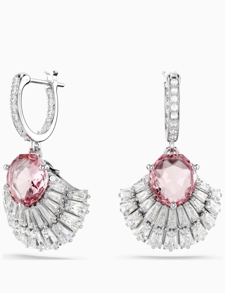 إسوارة SWAROVSKI إسوارة SWAROVSKI حلق سوارفيسكي فضي وردي
