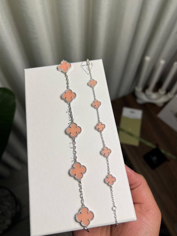 إسوارة Van Cleef & Arpels - إسوارة Van cleef فضي - كبير + مني
