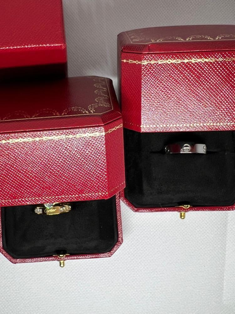 دبلتين من Cartier للزواج فضة عيار 925