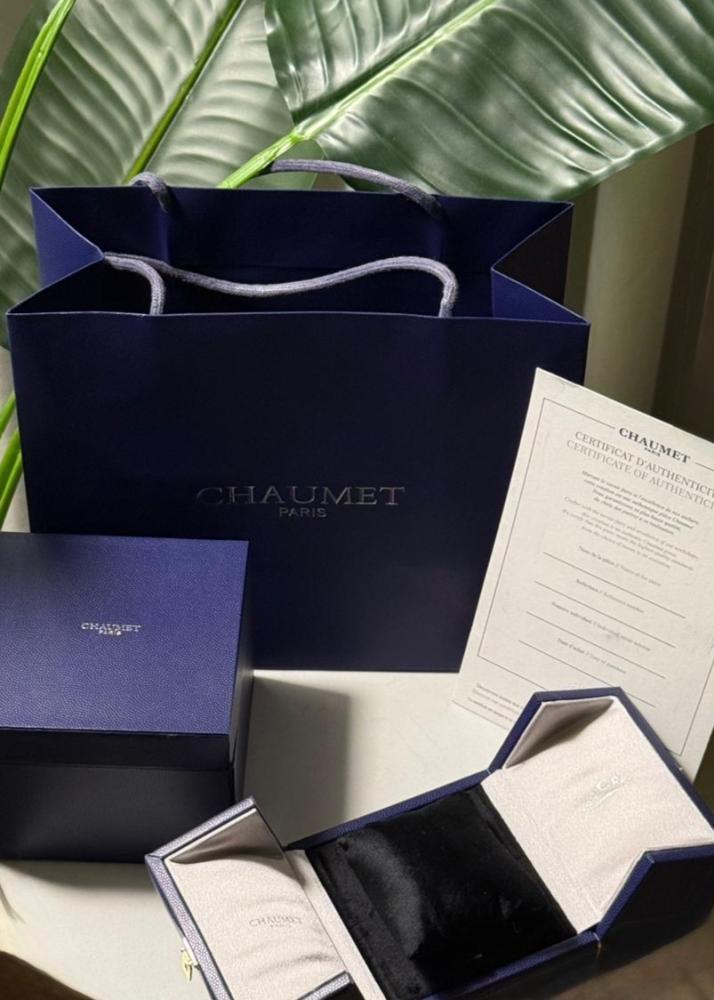 طقم إكسسوارات CHAUMET - طقم شوميه أبيض