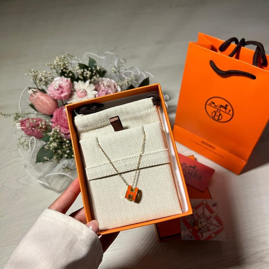 سلسال HERMES سلسال HERMES معدن ذهبي