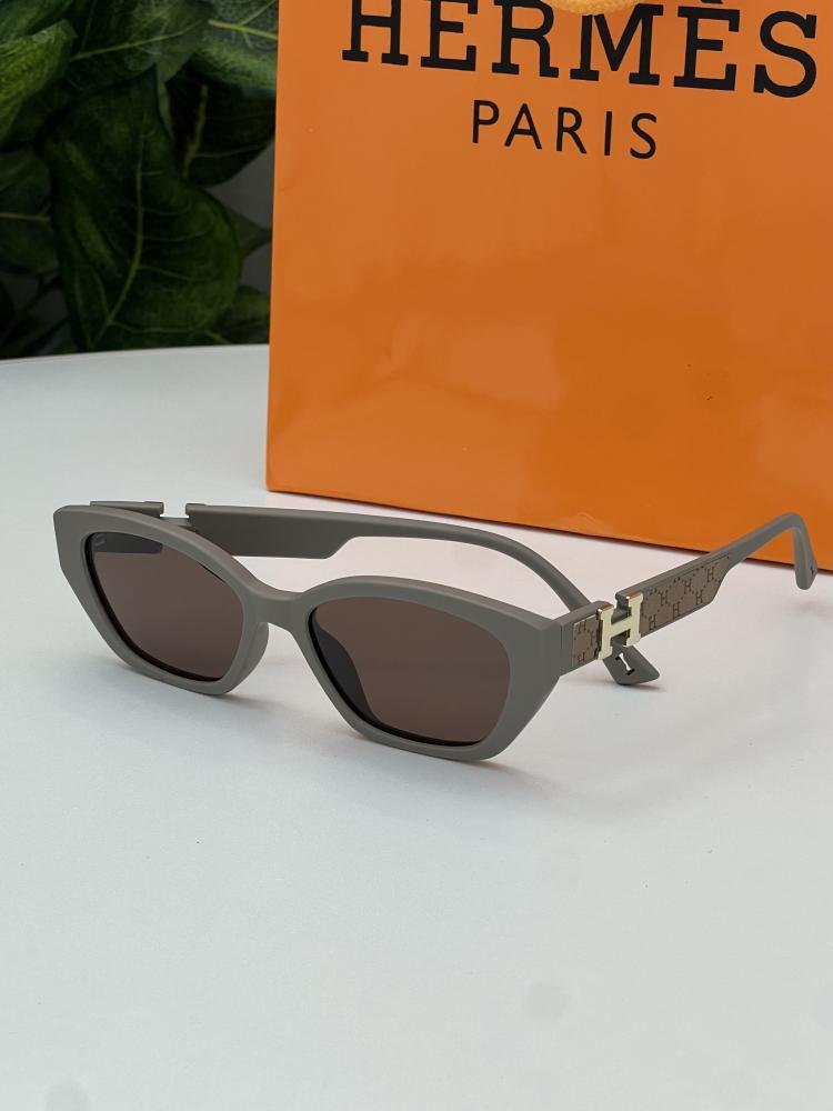 نظارة HERMES - نظارة هيرمس اطار بيج - عدسة بني